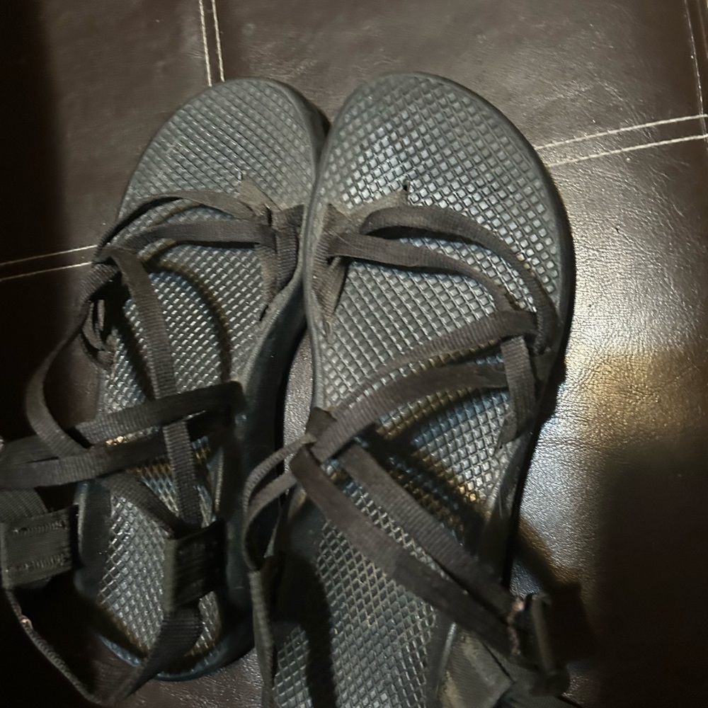 Chaco Black Strappy Sandals